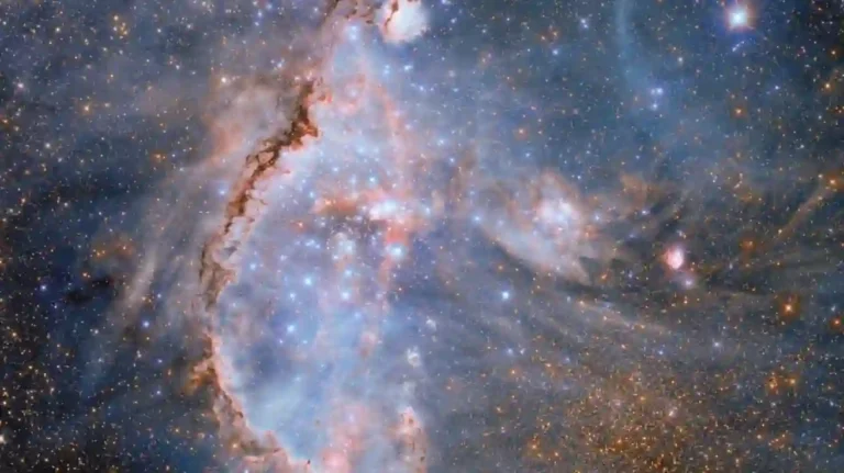 Hubble Snaps a Stellar Nursery, Offering Glimpses Into the Cosmic Past